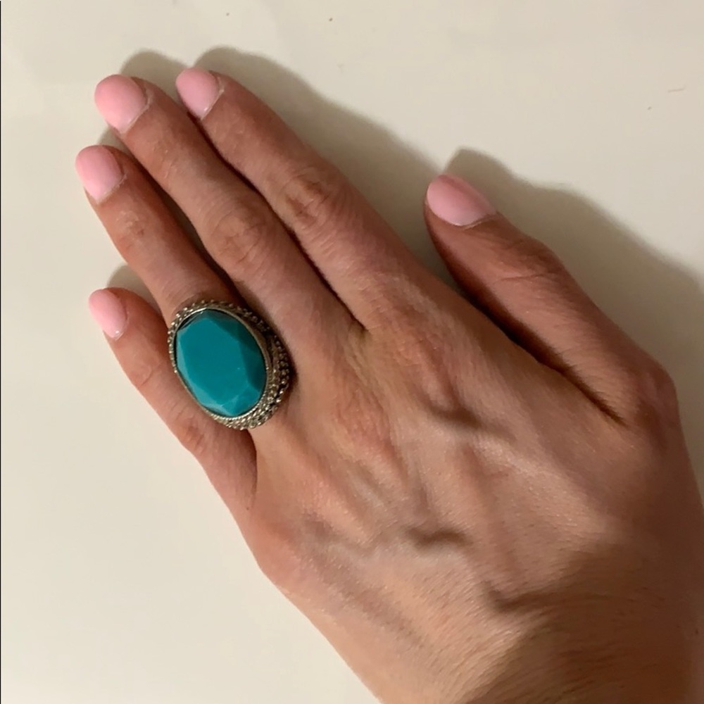 Turquoise Statement Ring - Picture 2 of 5